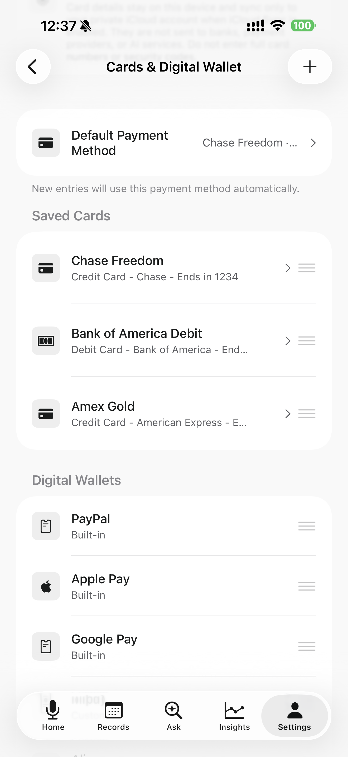 The details behind every expense, kept in order.